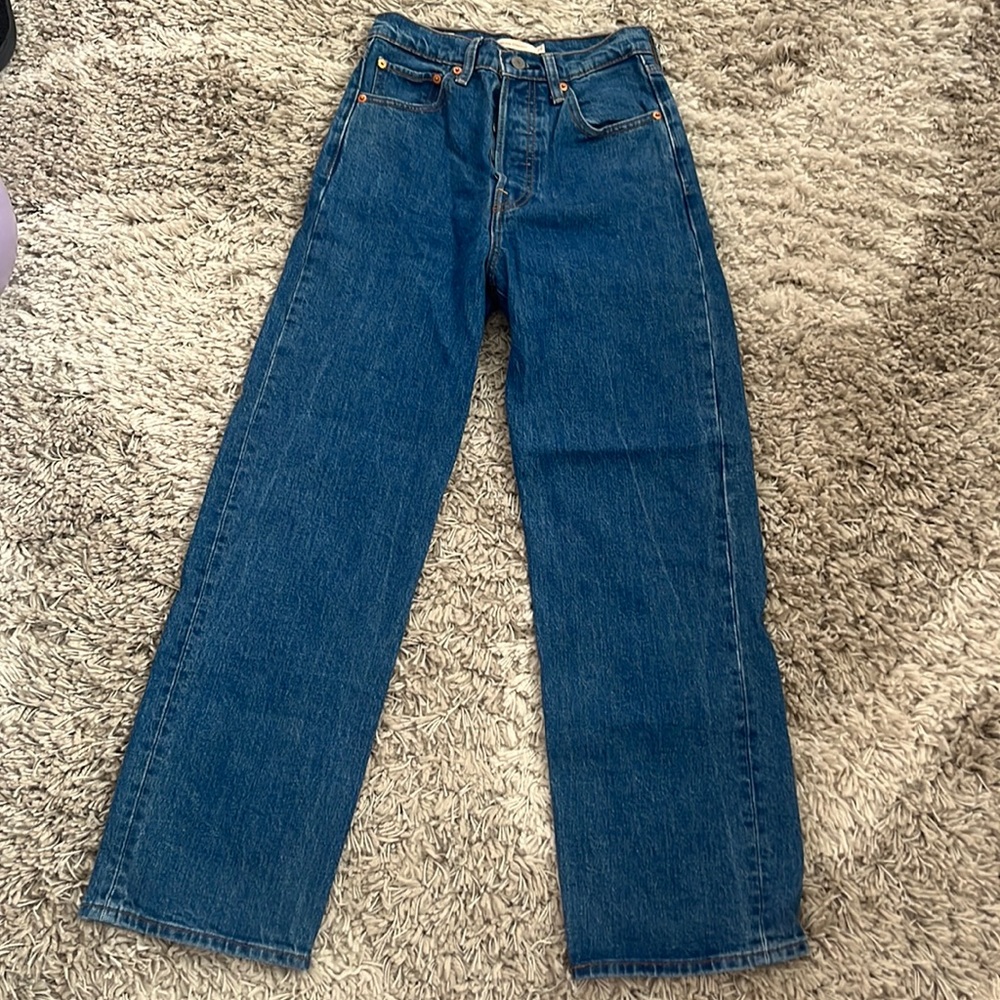 Levi ribcage straight leg jeans NWOT